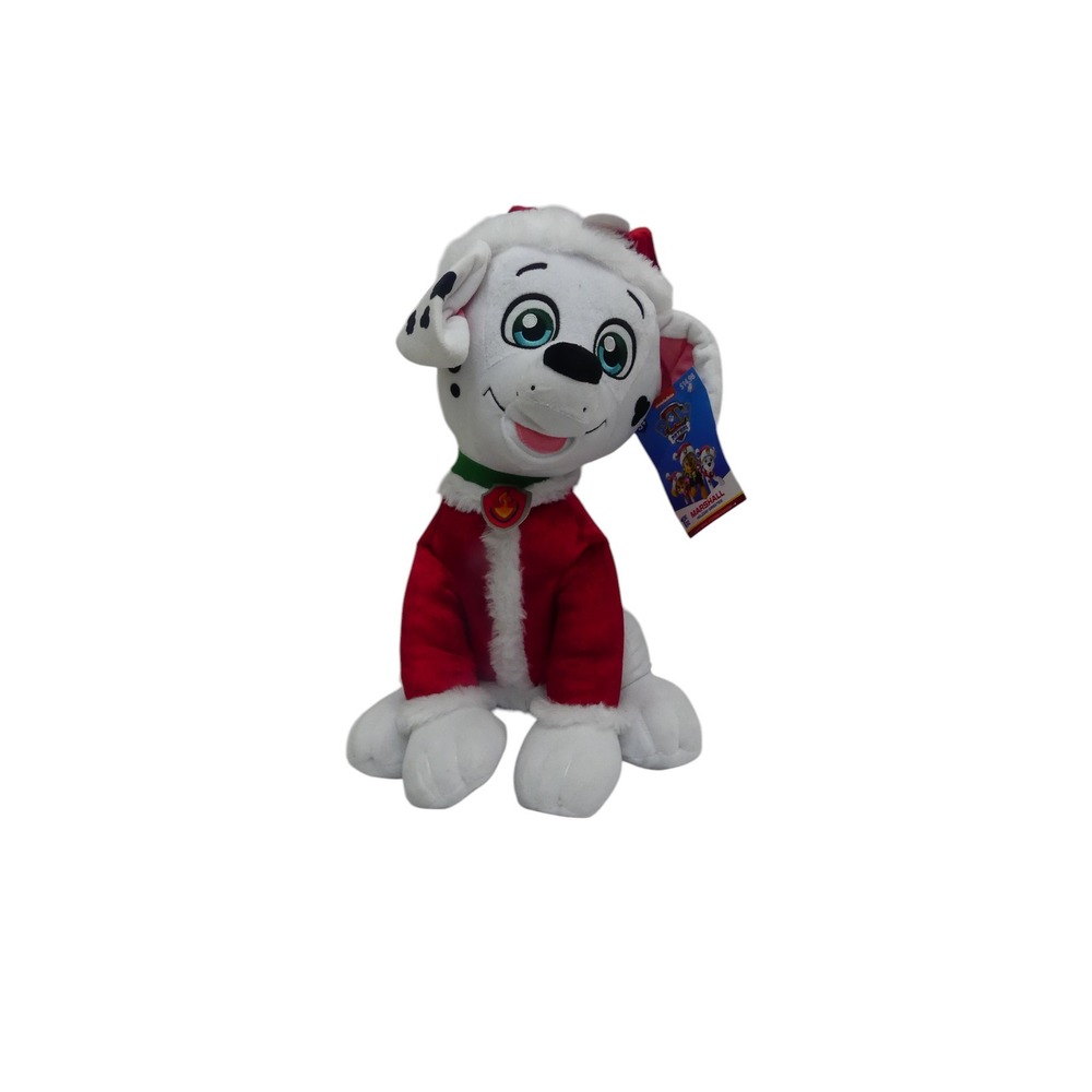 Paw Patrol Marshall Holiday Greeter Kids 18" Red Santa Suit Plush 880172